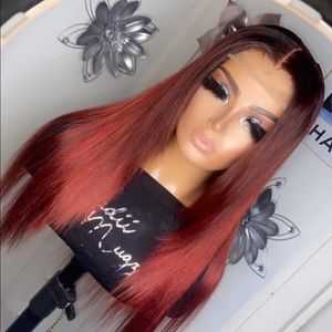 Custom color wig made on a Sewin machine !!!!
